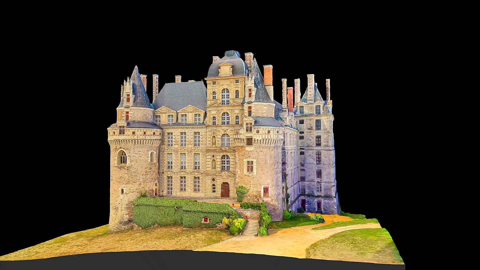 Château De Brissac Buy Royalty Free 3d Model By Lzcreation Jmch