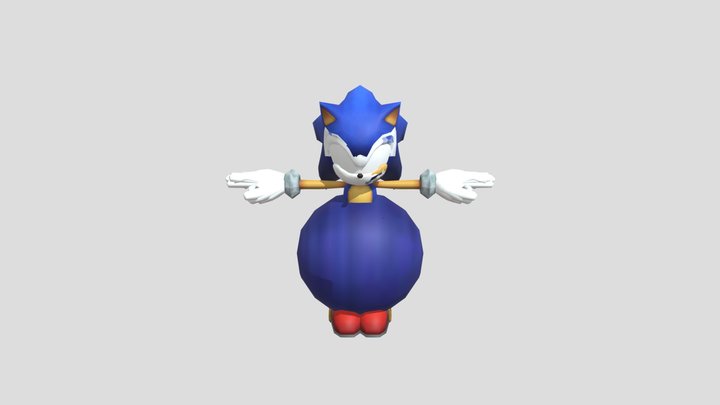 sonic_low_n_c01 3D Model