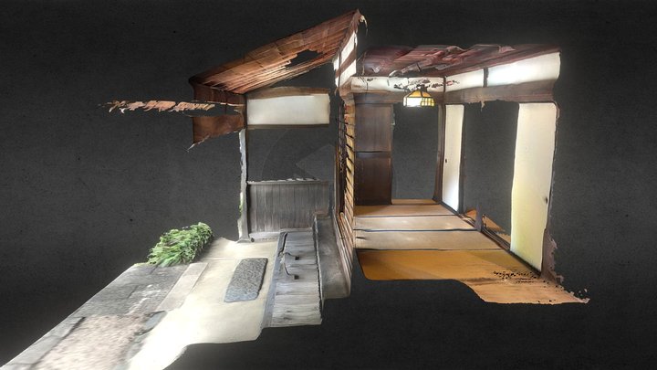 Main entrance in an old house