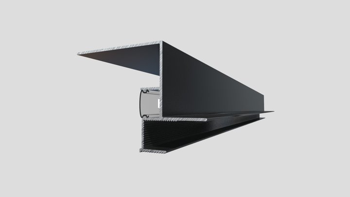 Теневой профиль для потолка RESPECT 7811 3D Model