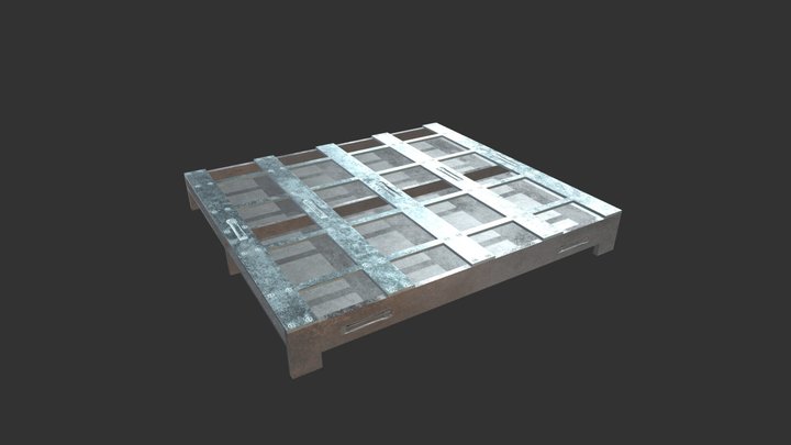 Pallet - Futuristic Warehouse Assets 3D Model