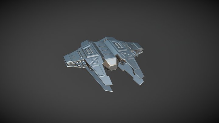 Star Wars Concept Ship 3D Model