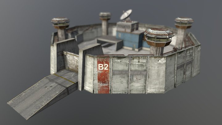 Military Base 3D Model