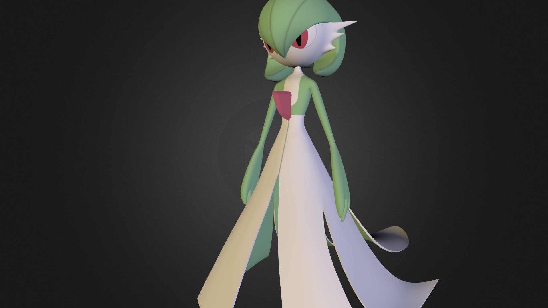 Mega-gardevoir 3D models - Sketchfab