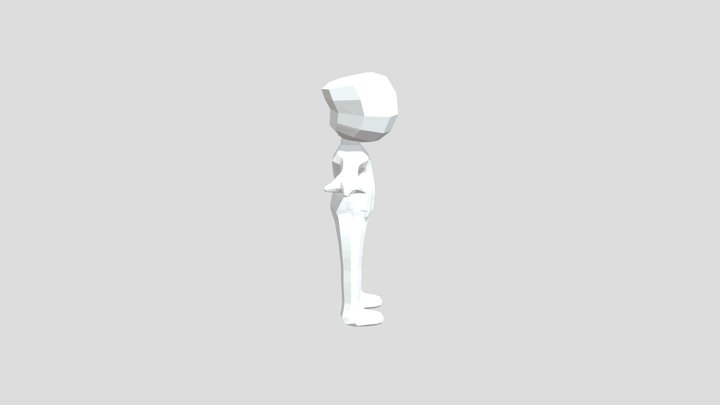 Simple Rigged Characters 3D Model