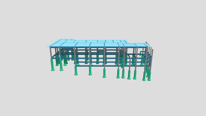 PROJETO ESTRUTURAL - CEI - DIVINOPOLIS 3D Model