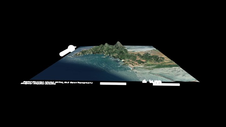 Península de Hualpen 3D Model