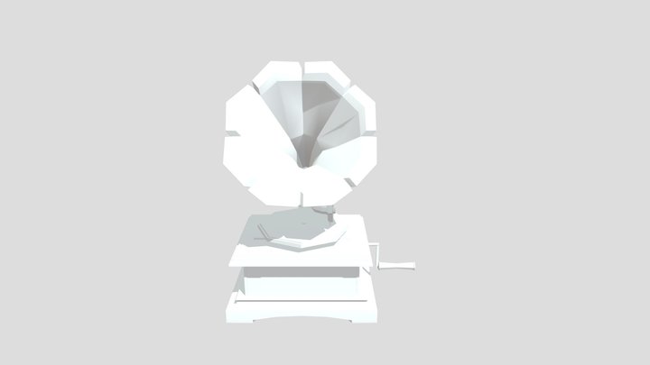 Gramophone 3D Model