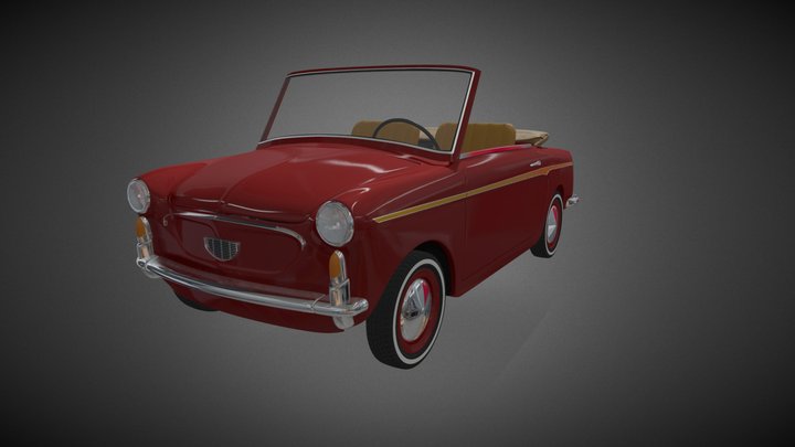 Bianchina Cabriolet 3D Model