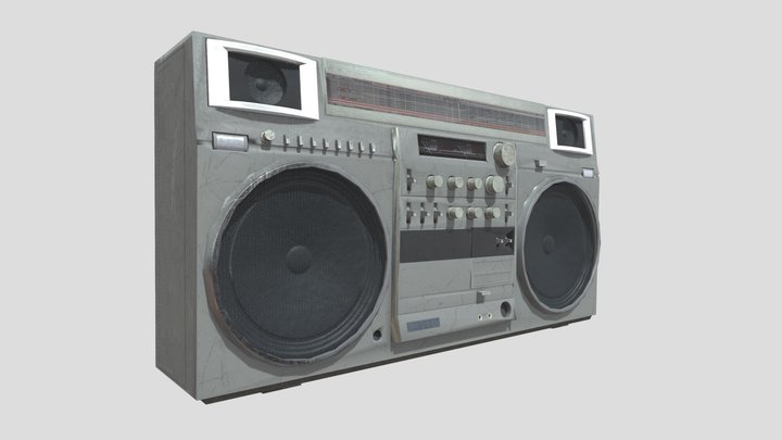 JVC Boombox M90 3D Model
