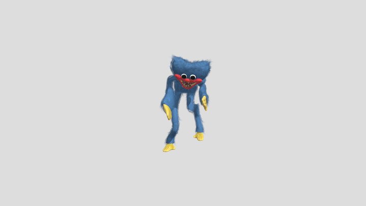 POPPY PLAYTIME AND PROJECT PLAYTIME HUGGY WUGGY 3D Model