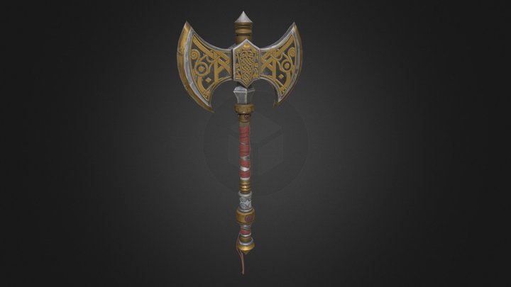 Celtic Axe 3D Model