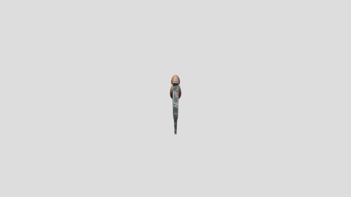 Jade knife game asset 3D Model