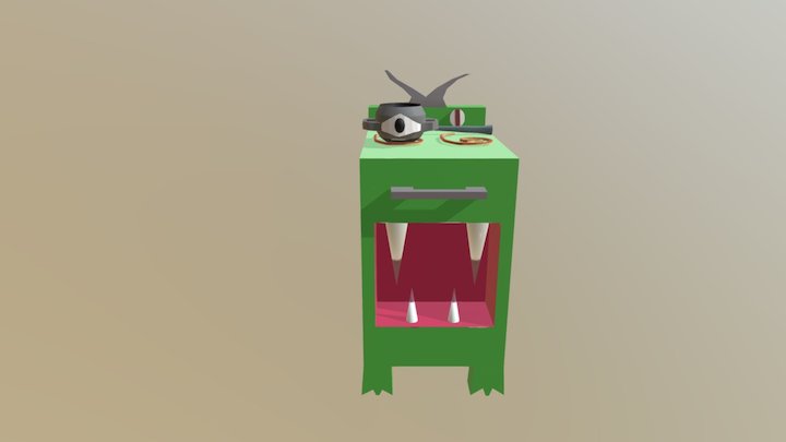 Stove Pot Arm Models 3D Model