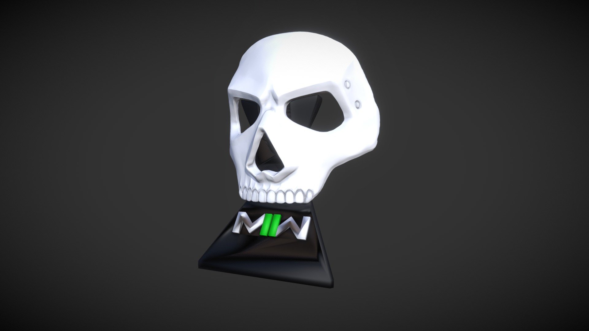 ghost mwii 3d model