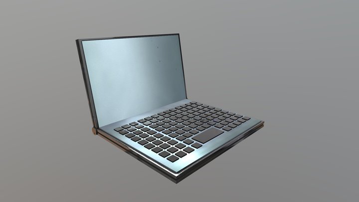 Modernistic Laptop! 3D Model