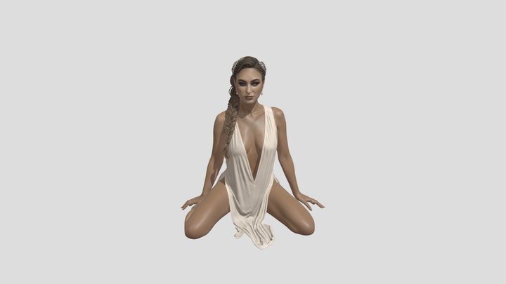 Priestess kneeling