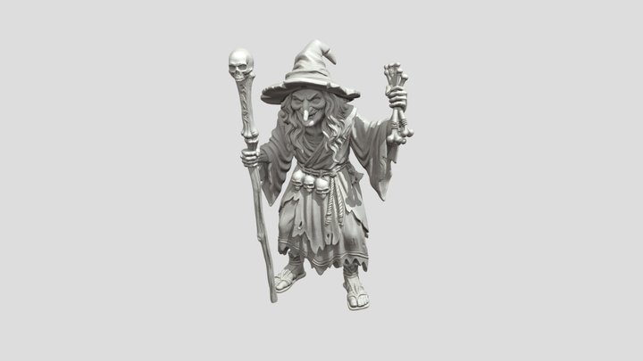 Baba Yaga Crone Witch STL | Slavic Folklore…