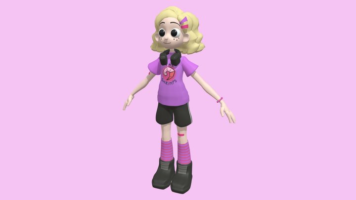 Final Project Finished Model: Hannah 3D Model