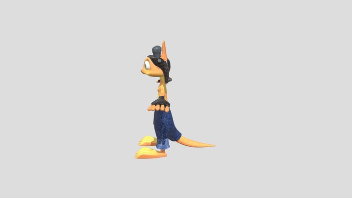 daxter final con ropa 3D Model