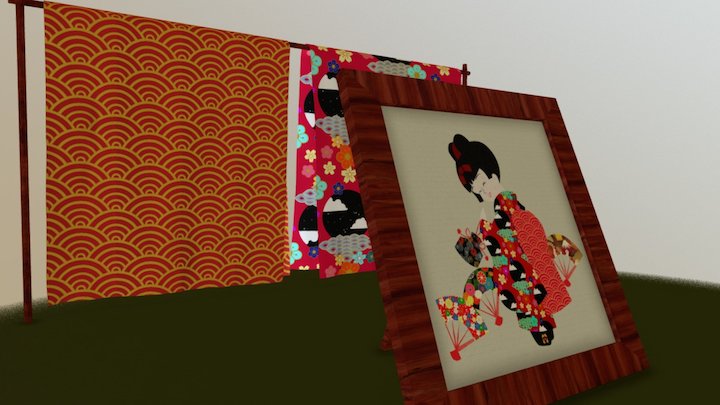 Japan Frame 3D Model