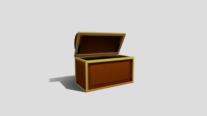 Treasure Chest 3D Model