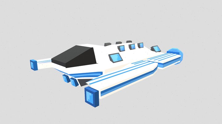 Spaceship 3D Model