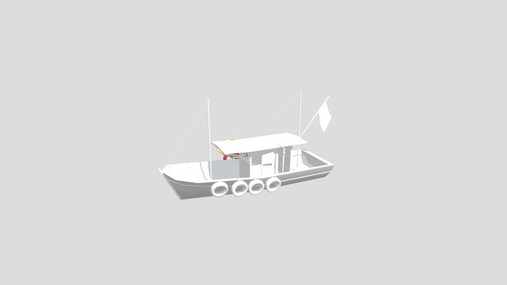 By The Sea - 2 more detailed props 3D Model