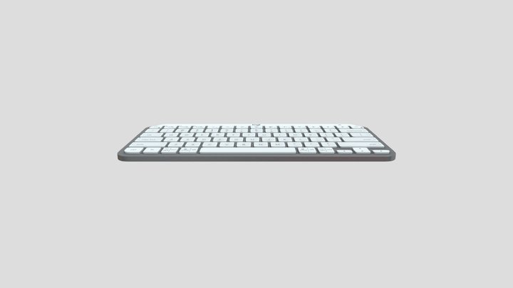 920-010473_MX KEYS MINI Pale Grey - AR-360 3D Model