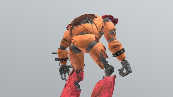 Fnaf Ruin - Headless Prototype Freddy 3D Model