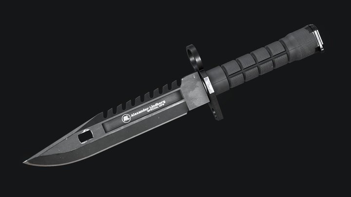 M9 Bayonet 3D Model