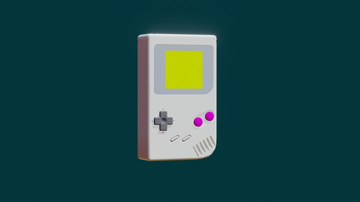Game Boy Classic 3D Model