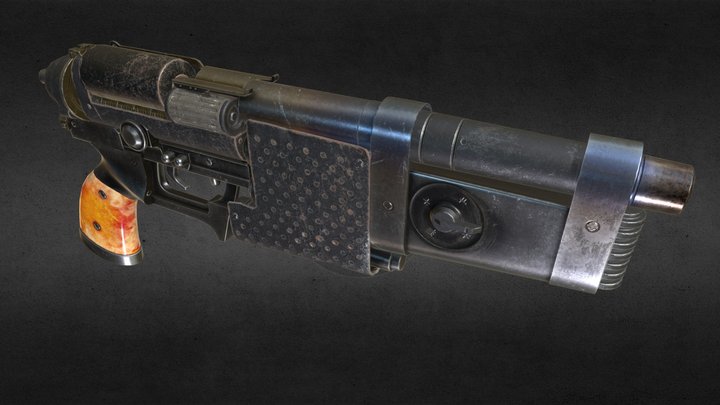 "Nothing like a good blaster at your side..." 3D Model