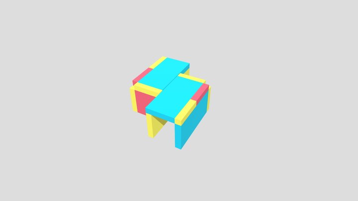 Туннель Зигзаг 3D Model