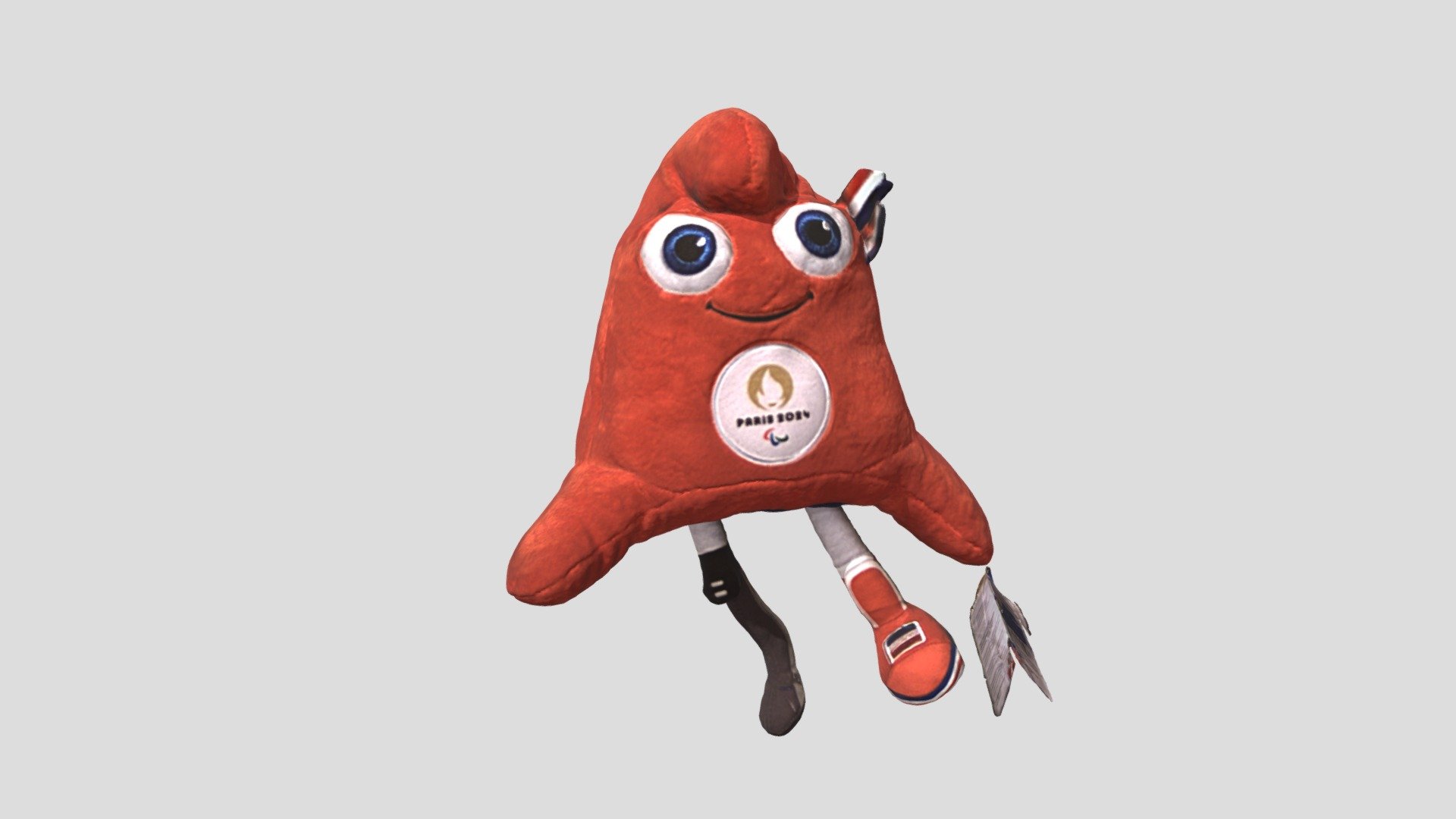 Phryge mascot, Paris 2024 Paralympics 3D model by NPHT [c243430