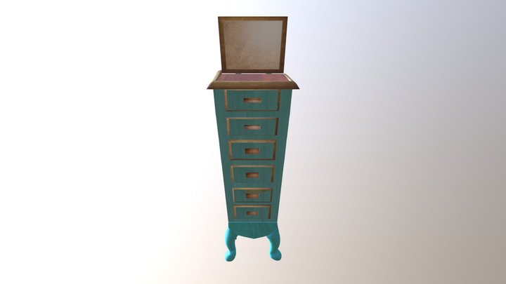 Assignment 6 Dresser 3D Model
