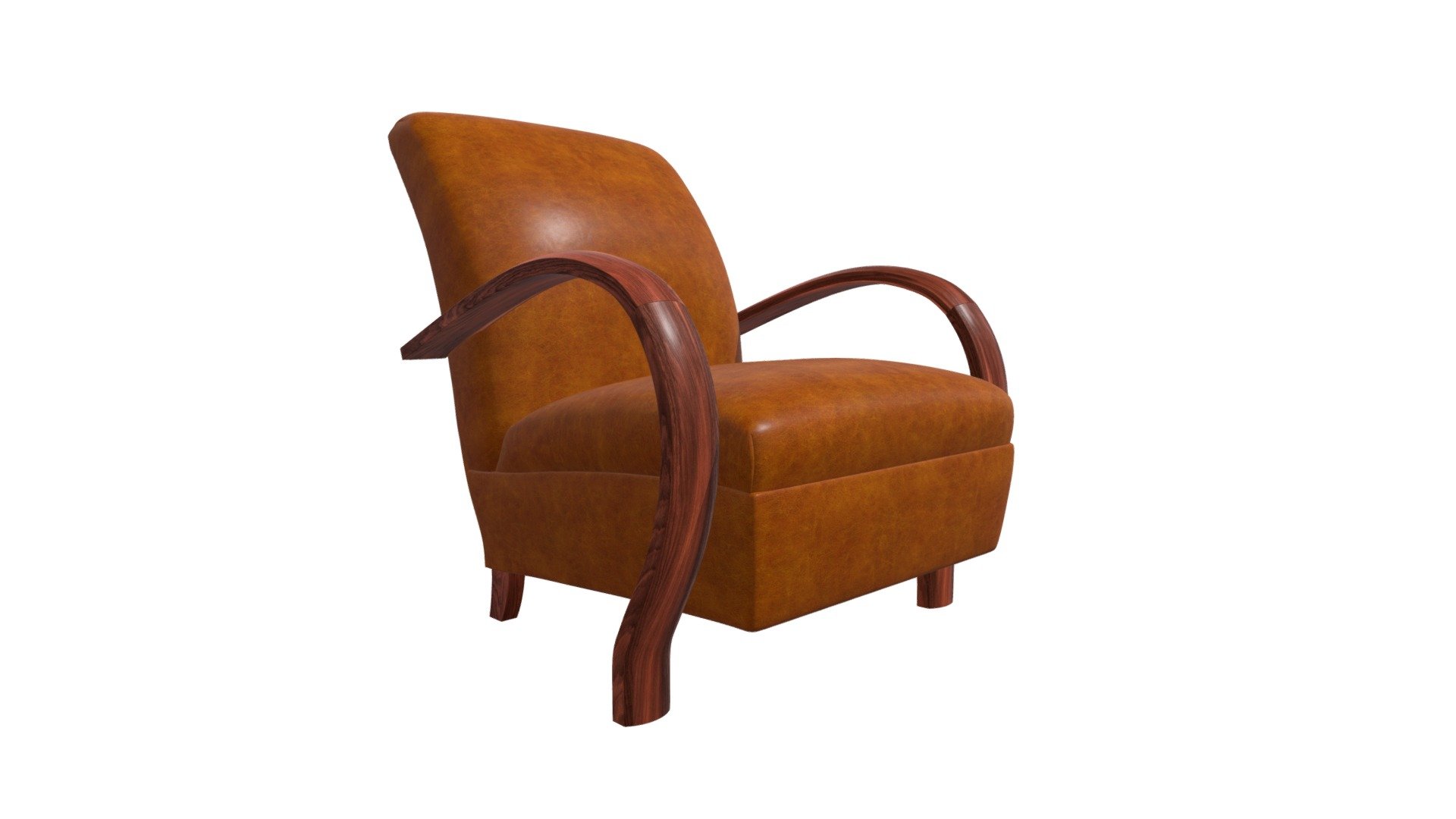 French Loop Armchair - 3D model by FurnishLink [c24508e] - Sketchfab