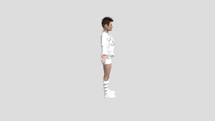 KATE WHITE - WORKS ICLONE 3D Model