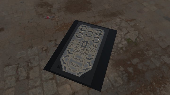 Manhole Cover 3D Model