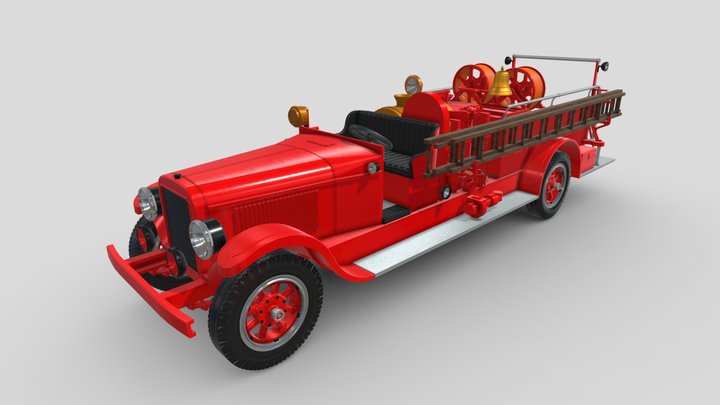 FireTruck 3D Model