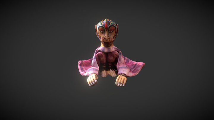 Ubud Monkey 3D Model