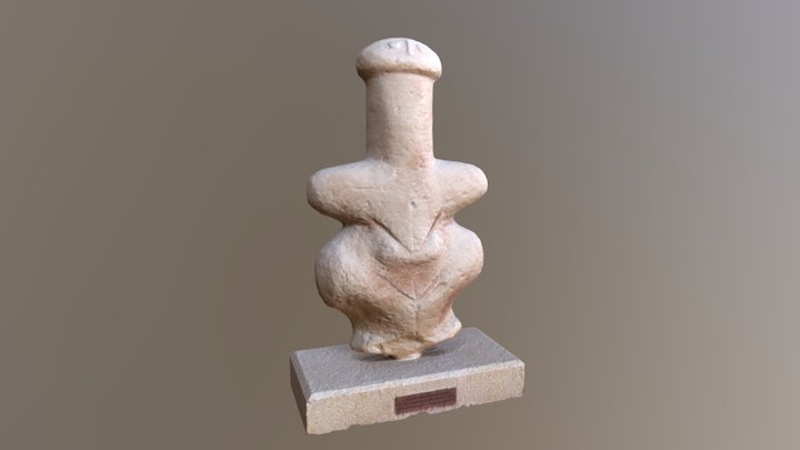 Female Figure from Lempa, Cyprus 3D Model