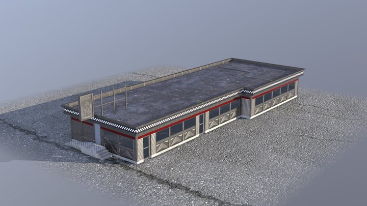 Lincoln diner 3D Model