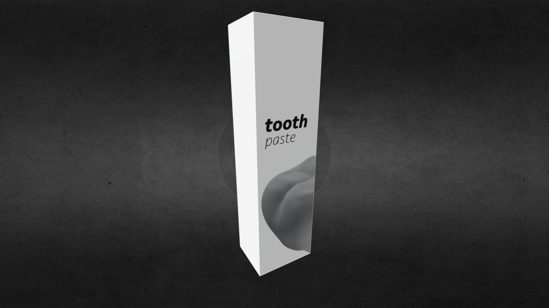 Tooth paste box