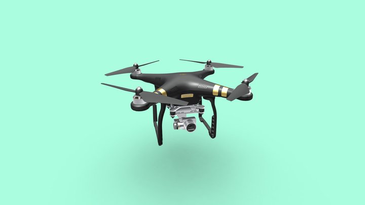 DJI Phantom 3 3D Model