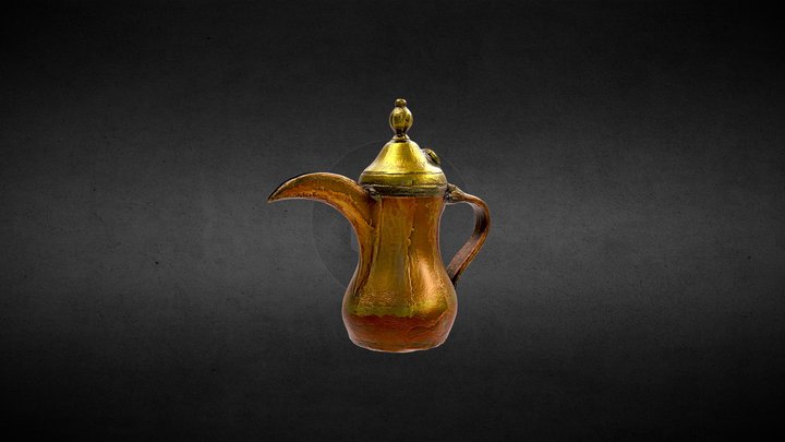 Arabian Coffee Pot 3D Model