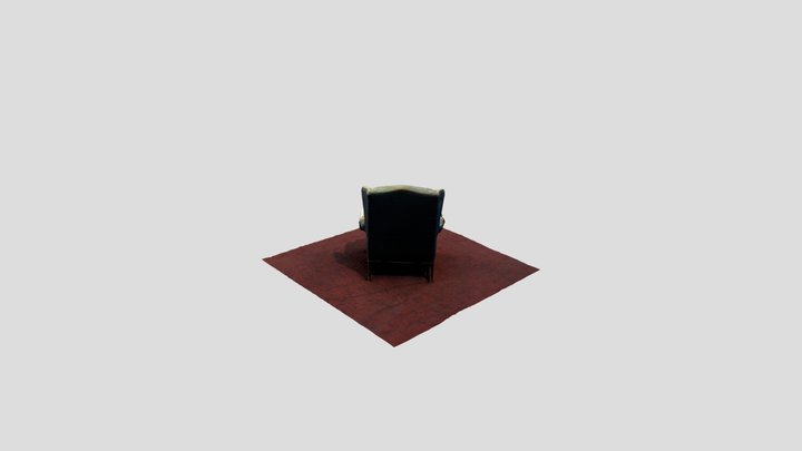 Old Worn Chair - Photoscan 3D Model