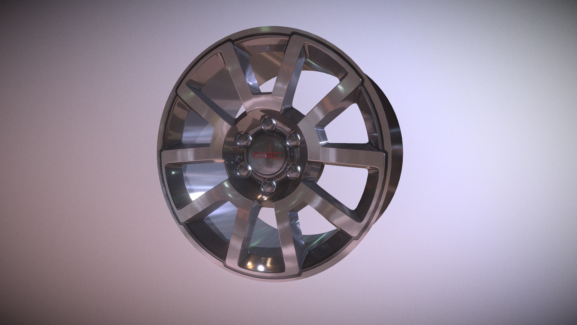 3D model wheel_1 - This is a 3D model of the wheel_1. The 3D model is about a close up of a car wheel.