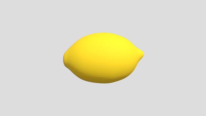 Esrog yellow 3D Model