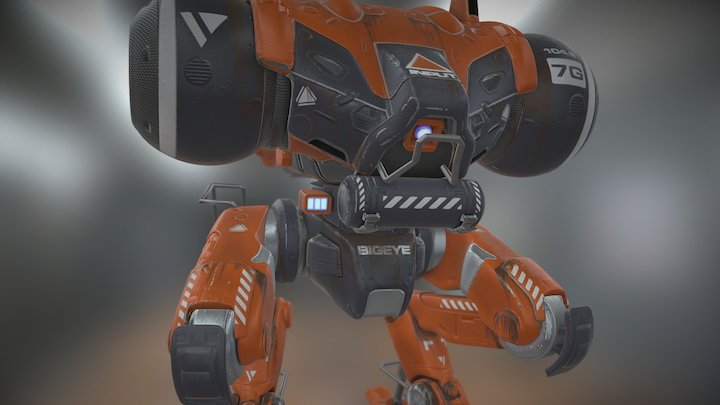 Big Eye Mech v2 3D Model